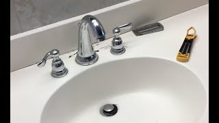 How to remove a bathroom faucet [upl. by Tillinger146]