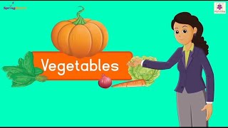 Vegetables  Rhymes for Kids  Senior KG Rhymes  Periwinkle [upl. by Corinna]