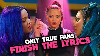 Descendants 3 Challenge  16 Lyrics Only True Fans Can Finish [upl. by Jobi]