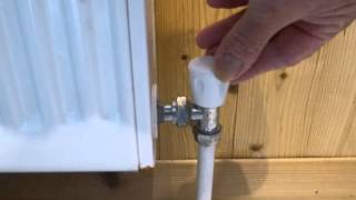 How to turn different radiator valves off [upl. by Eudosia]