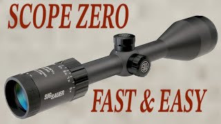 Rifle Scopes Explained Zeroing your Scope [upl. by Ayanej887]