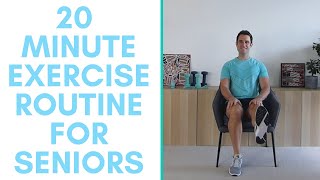 20Minute Senior Exercise Routine for Vitality [upl. by Eniretac665]