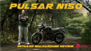 2023 Bajaj Pulsar N150 Most Detailed Walkaround Review in Hindi [upl. by Amabel]