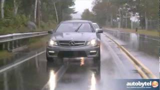 2012 MercedesBenz CClass Coupe Test Drive amp Car Review [upl. by Nohsram71]