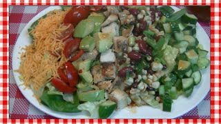 Southwestern Cobb Salad Recipe  Noreens Kitchen [upl. by Carolan]