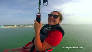 Parasail With Ocean Watersports  Myrtle Beach SC [upl. by Nicoline]