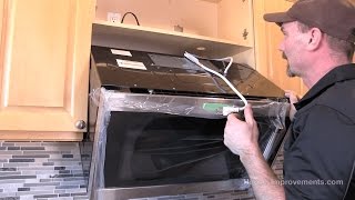 How To Install A Microwave OverTheRange Style [upl. by Diamante]