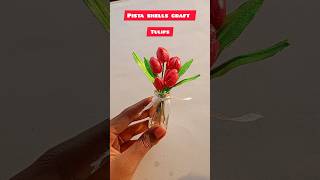 Diy Tulips creative tulips pistashellcraft diy viralshorts youtubeshorts SushmaSriAnupoju [upl. by Reinhard]