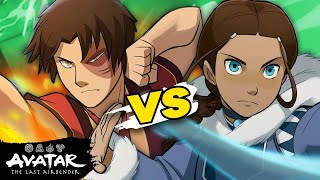 Every Zuko amp Katara Fight Ever 👊  Avatar The Last Airbender [upl. by Aihsak968]