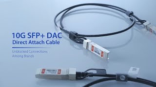 10G SFP to SFP DAC Direct Attach Copper Cable  FS [upl. by Akimed]