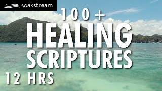 100 Healing Scriptures With Soaking Music  Audio Bible Scriptures over Instrumental Worship Music [upl. by Jegger179]