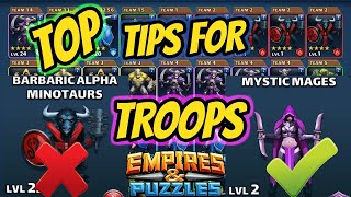 Top 10 Empires amp Puzzles Life Hacks [upl. by Fairbanks]