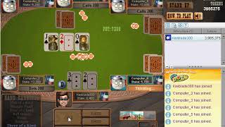 Pogo Games Texas HoldEm Poker Retired [upl. by Aketal]