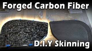 DIY Budget Forged Chopped Strand Carbon Skinning 370Z panels Read description before attempting [upl. by Shiroma227]