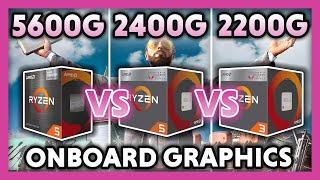 AMD Ryzen 5600g vs 2400g vs 2200g Benchmark [upl. by Aneras31]