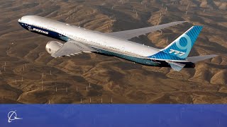 Boeing 777X First Flight [upl. by Quickman]