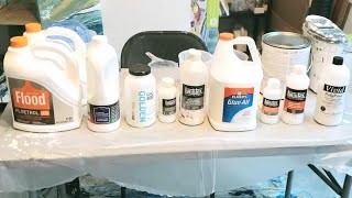 Fluid Art Pouring Mediums  How I Mix My Mediums  Beginner Acrylic Pouring Tutorial [upl. by Attennod]