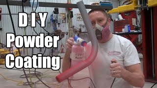 DIY Powder Coating  How to  Eastwood Co Kit Try Out [upl. by Bryanty]