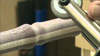 Lathe Turned Walking Cane Part 1wmv [upl. by Ynottirb]