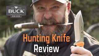 Made in USA Hunting Knife  Buck Knives Review [upl. by Nolana652]