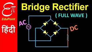 🔴 Full Wave BRIDGE Rectifier  in HINDI [upl. by Atiuqan79]