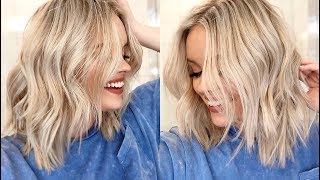 HOW TO EASY WAVES TUTORIAL  Short to Medium Length Hair [upl. by Lynde85]