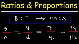 Ratio and Proportion Word Problems  Math [upl. by Luapnaej297]