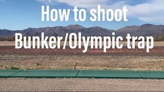 How to Shoot Bunker  Olympic Trap [upl. by Lidda]