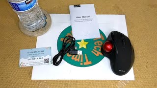 Excellent BluetoothWireless Trackball Mouse JellyComb MT50 review [upl. by Aennaej]