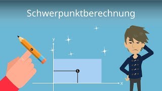 Schwerpunkt berechnen über Integral  technische Mechanik [upl. by Gerianna]