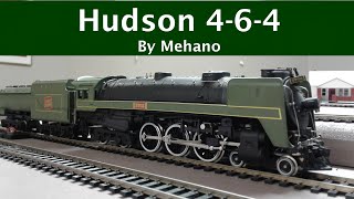 Hudson 464 Steam Locomotive by Mehano Canadian National 5702 HO Scale CN Mehano CN Hudson [upl. by Penhall]