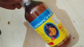 Sucrafil O Gel Syrup Uses  Oxetacaine amp Sucralfate Suspension All Details [upl. by Essyla606]