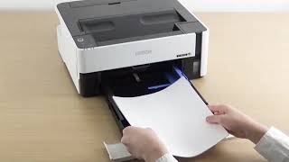 Unpacking and Setting Up a Printer Epson M1170 ETM1170 NPD6208 [upl. by Joanne338]