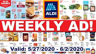 Aldi Grocery Weekly Ad  Aldi Weekly Ad This Week  Aldi Weekly Ad May 272020  Aldi one by one ad [upl. by Cressida340]