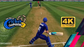 WCC 3 4K Gameplay  World Cricket ChampionShip 3  Highest Graphics Settings  Xiaomi TAB 5 [upl. by Hartwell]