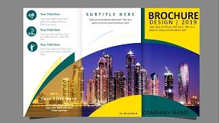 How to make a Brochure in PowerPoint [upl. by Desirea]