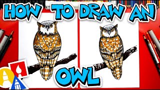 How To Draw A Realistic Owl [upl. by Vidal]