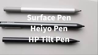 Comparing the HP Tilt Pen with other MPP 20 pens [upl. by Spiers77]