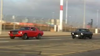 68 Mustang vs 69 Camaro [upl. by Leduar613]