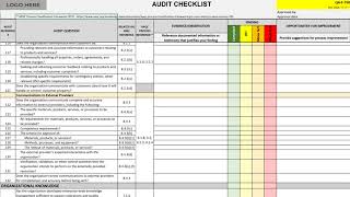 ISO 9001 Audit Checklist [upl. by Rubin]