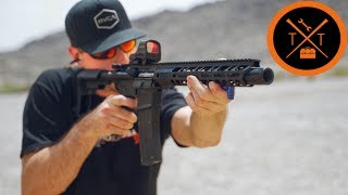 Shooting 4 CALIBERS from ONE AR 15  MIND BLOWN [upl. by Nylarad]