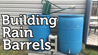 Installing a Rain Barrel for Beginners [upl. by Charyl]