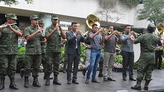 Flashmob de la Banda de Música de la V Región MIlitar [upl. by Sibley]