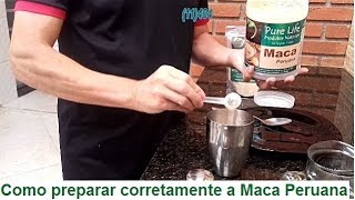 VEJA COMO PREPARAR E USAR A MACA PERUANA CORRETAMENTE [upl. by Latreese381]