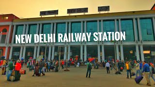 New Delhi Railway Station Video  Delhi [upl. by Dag]