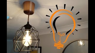 Install a Light Fitting  IKEA Hemma [upl. by Trinee]