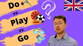 Play VS Do VS Go  Which one to use  Sports Hobbies and Interests Quick English Lesson [upl. by Eri]