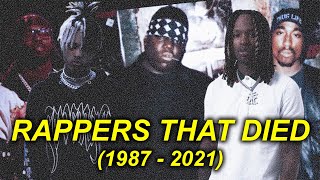 RAPPERS THAT DIED FROM GANG VIOLENCE 1987  2021  HIP HOP DOCUMENTARY [upl. by Yboc]