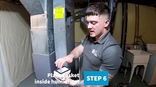 How to Install a Furnace Humidifier [upl. by Xela]