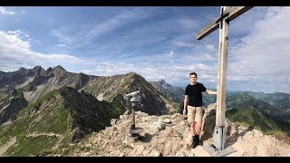 Oberstdorf Kanzelwand  Fiderepasshütte  hiking  Allgäu  Germany [upl. by Arleyne115]